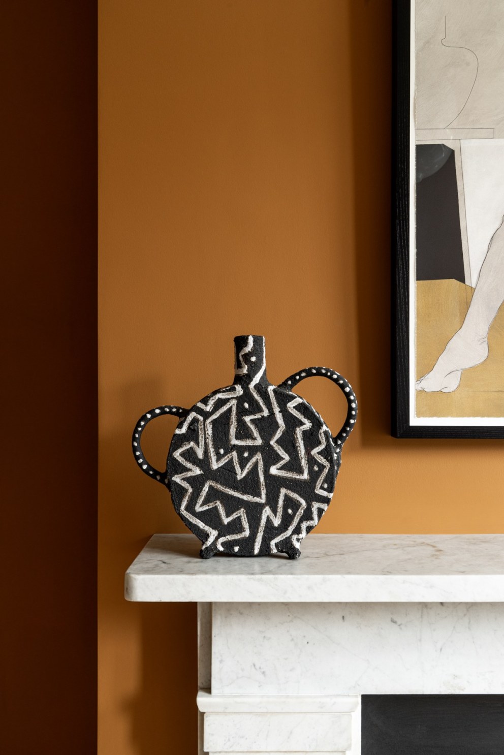 Victorian Terrace, Peckham | Graphic ceramics bring the room to life | Interior Designers
